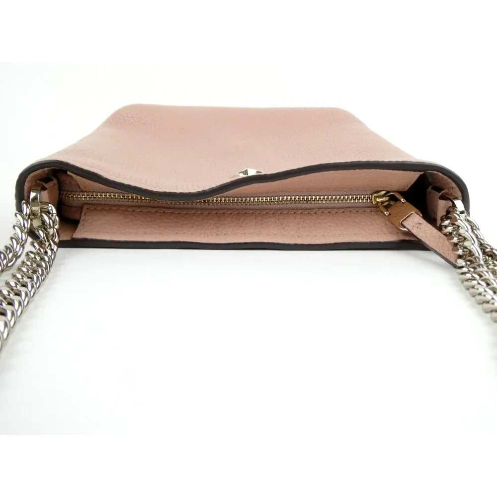 Kate Spade New York Polly Pink Leather Crossbody‎ Shoulder Bag